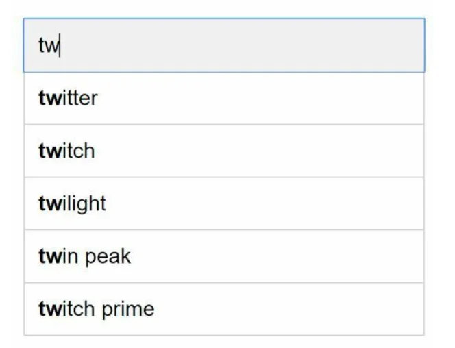 Search Suggestions
